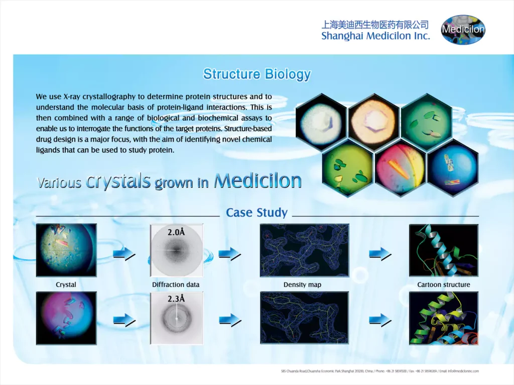 X ray crystallography service of Medicilon