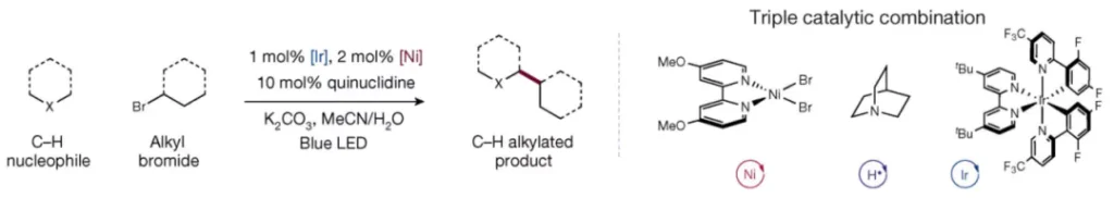 The scope of the alkyl bromide coupling partner in the light-enabled selective sp3 C-H alkylation