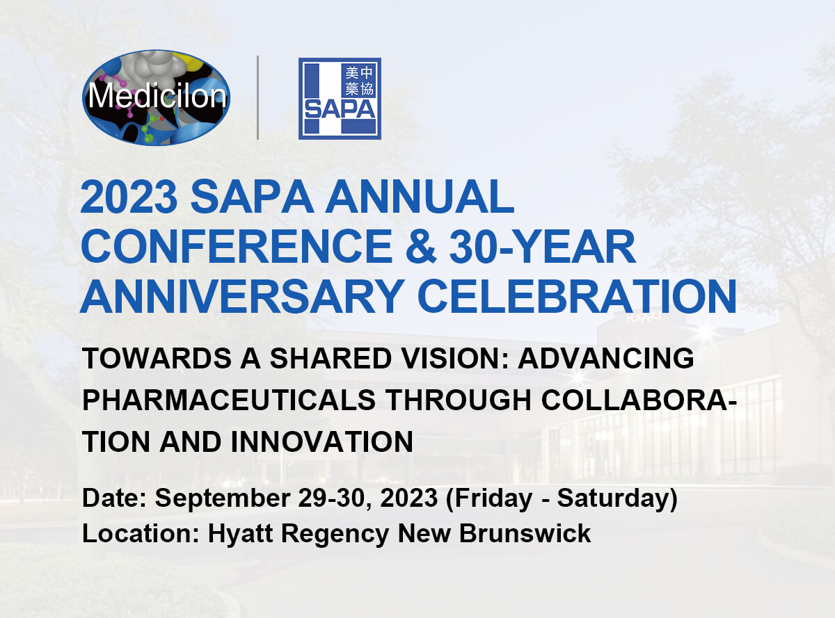 Join Medicilon at the 2023 SAPA Annual Conference & 30-Year Anniversary Celebration