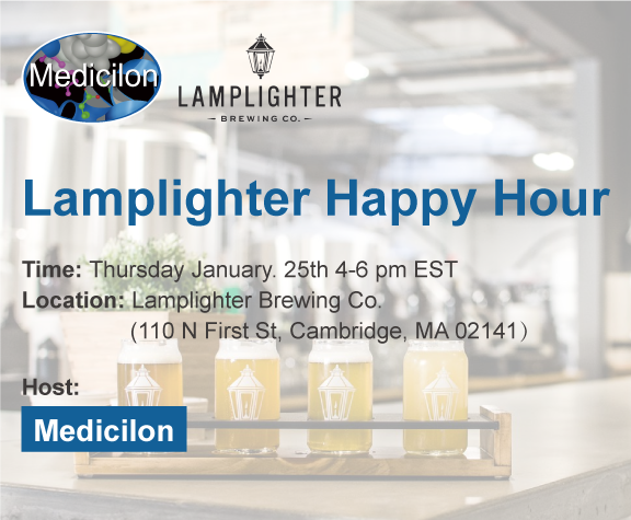 Join Medicilon for Lamplighter Happy Hour