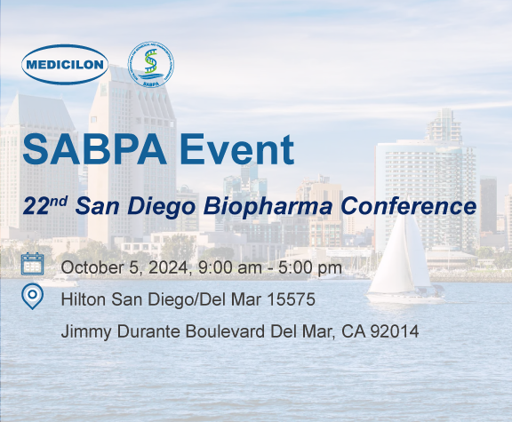 Join Medicilon at the 22nd San Diego Biopharma Conference (SABPA 2024)