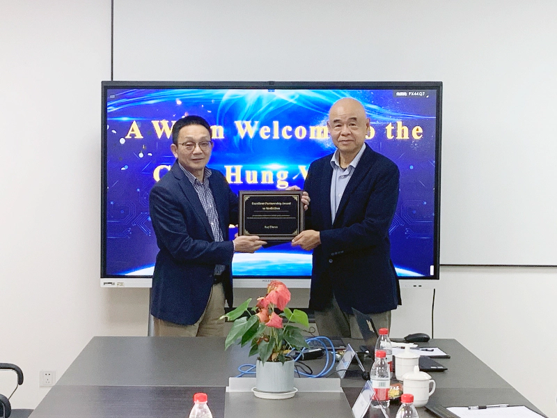 Dr. Maosheng Duan(President of Drug Discovery and CMC Divisions) and Dr. Gene Hung (Executive Vice President of Preclinical Research)