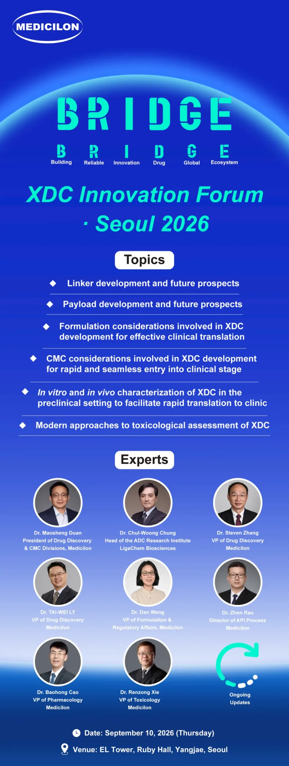Medicilon XDC Innovation Forum · Seoul 2026